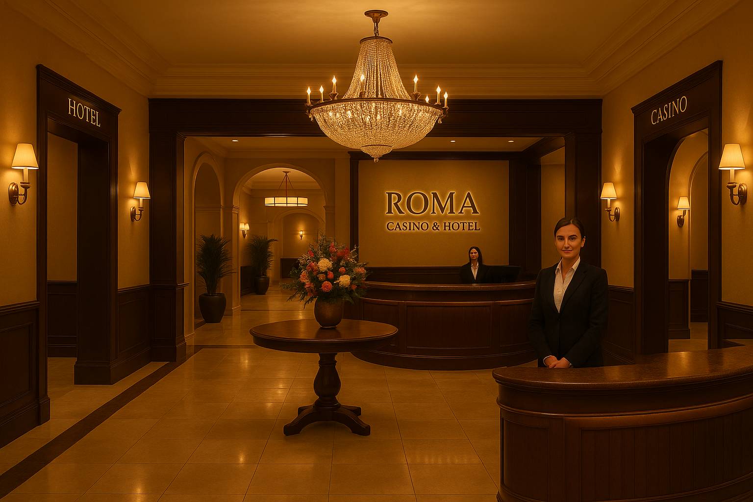 Roma Casino & Hotel entrance